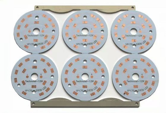 Acquistare printed cirucit board aluminum led pcb board 8w thermal conduct aluminum circuits led light pcb online manufacture